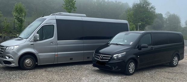 Transport de groupe a Chambéry en van et minibus avec chauffeur